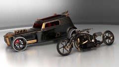 Cars steampunk hot rod