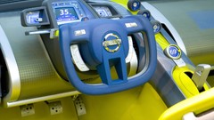 Cars steering wheel Nissan 2006 concept art car interiors