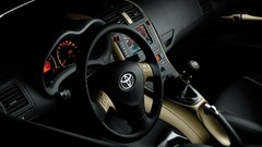 Cars steering wheel Toyota car interiors