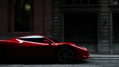 Cars street Italy Ferrari italia