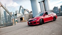 Cars subaru impreza wrx sti red cars