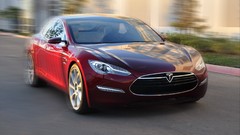 Cars tesla model s red cars