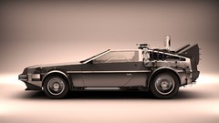 Cars Time Machine Back to the Future delorean dmc-12