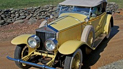 Cars tires Rolls Royce classic cars rolls-royce phantom yellow 