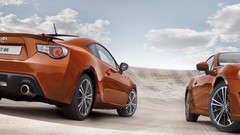 Cars Toyota vehicles GT 86 Scion FR-S front angle view rear 