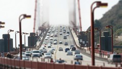 Cars traffic San Francisco Bridges architecture urban golden 