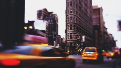 Cars traffic Taxi vintage corner streets models cityscapes new 