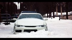 Cars tuning winter snow
