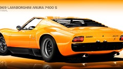 Cars vehicles 1969 digital art Collectors yellow cars 