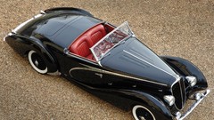 Cars vehicles cabriolet classic cars black cars 1938 Delahaye 