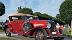 Cars vehicles classic cars duesenberg front angle view 