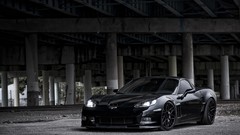 Cars vehicles Corvette black