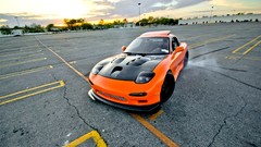 Cars vehicles Drifting Mazda RX7 tuned