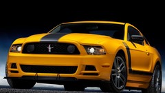 Cars vehicles Ford mustang yellow cars Ford Mustang Boss 302