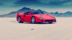 Cars vehicles Italian ferrari f40 red cars