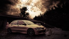 Cars vehicles JDM Japanese domestic market Mitsubishi Lancer 