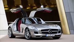 Cars vehicles Mercedes-Benz SLS
