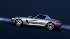 Cars vehicles Mercedes-Benz SLS