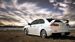 Cars vehicles Mitsubishi Lancer Evolution