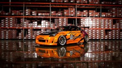 Cars vehicles nissan 350z orange cars