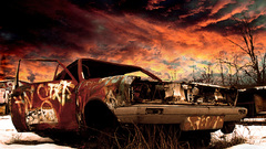 Cars vehicles rusted