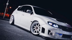 Cars vehicles subaru impreza white cars