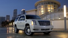 Cars vehicles white cars cadillac Escalade