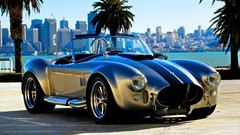 Cars vintage cityscapes shelby cobra Ford Shelby