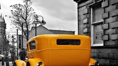 Cars vintage classic cars yellow cars