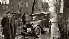 Cars vintage monochrome USA historic