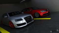 Cars Volkswagen 3d renders Jetta 3DS Max Audi RS6 Avant