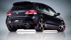 Cars Volkswagen Golf abt low-angle shot German cars black cars 