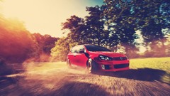 Cars Volkswagen outdoors motion blur