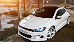 Cars Volkswagen Scirocco tuned