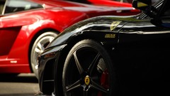 Cars wheels close-up Ferrari Speed races vehicles racing cars 