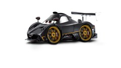 Cars wheels digital art automobiles Pagani Zonda R