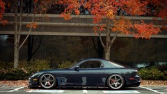 Cars wheels Engines Mazda RX7