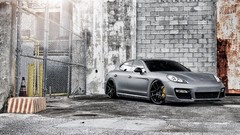 Cars wheels Porsche Chain Link Fence