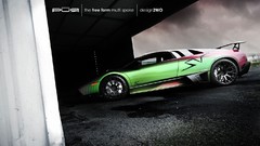 Cars wheels side view fast lamborghini murcielago