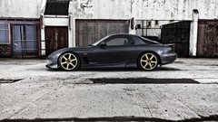 Cars wheels vehicles mazda rx-7 automobiles