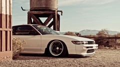 Cars white cars JDM Japanese domestic market Nissan Silvia S13