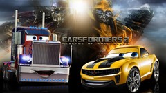 Cars widescreen Transformers 2-Revenge of the Fallen