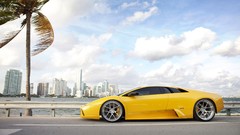 Cars wind Lamborghini Miami