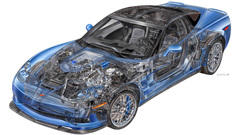 Cars X-ray chevrolet corvette