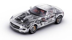 Cars X-ray Mercedes-Benz sls amg