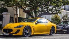 Cars yellow cars Maserati GranTurismo MC