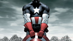 Cartoon captain America