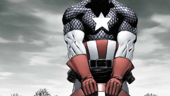 Cartoon captain America comics