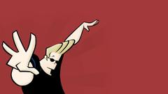 Cartoon simple background Bravo johnny