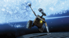 Cartoon Space cosmos wall-e